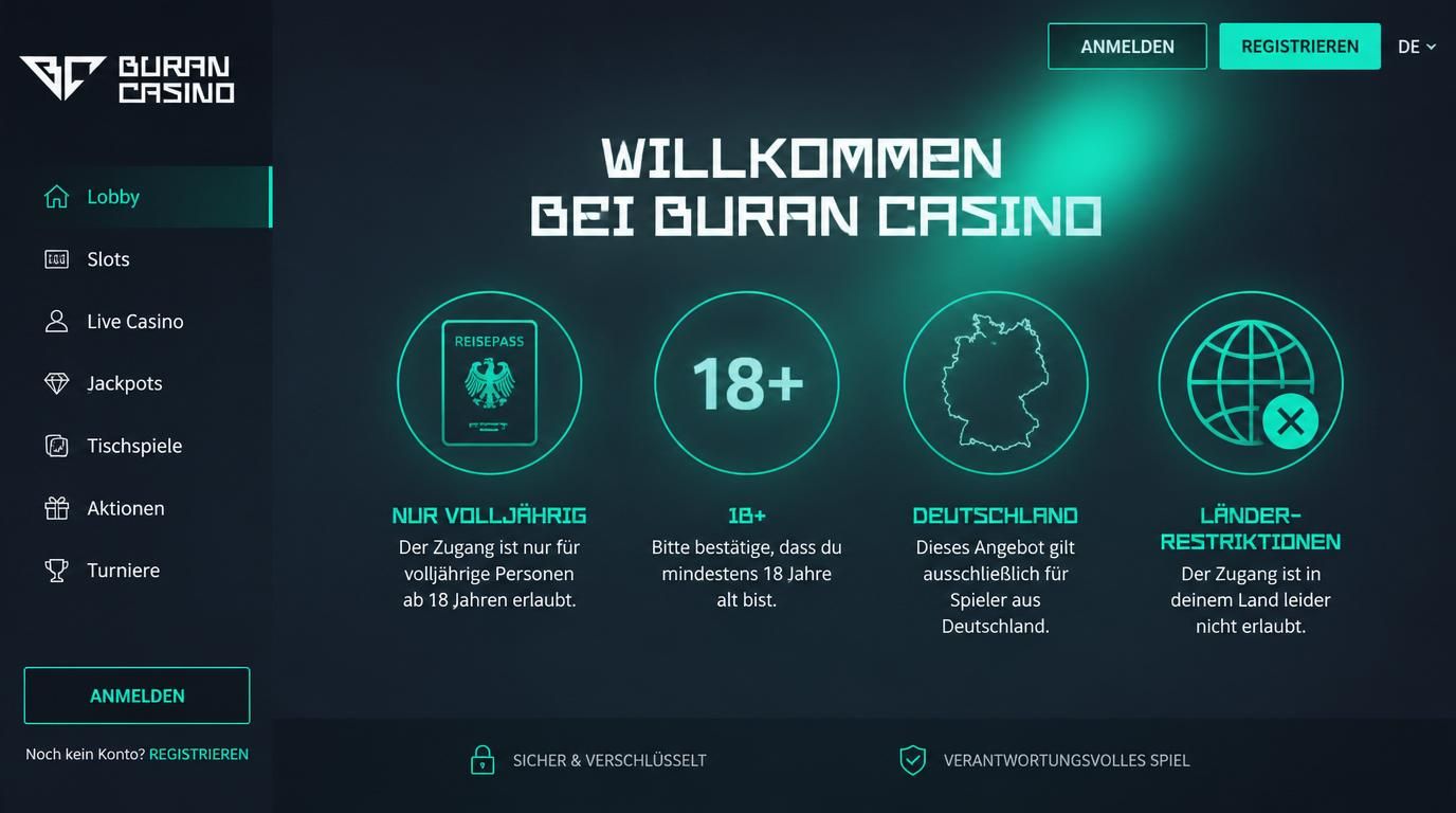 Icon mit deutschem Pass und 18+ Zeichen